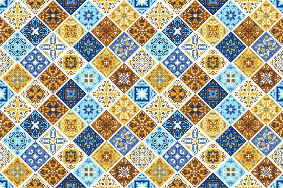 Badrückwand Patchwork