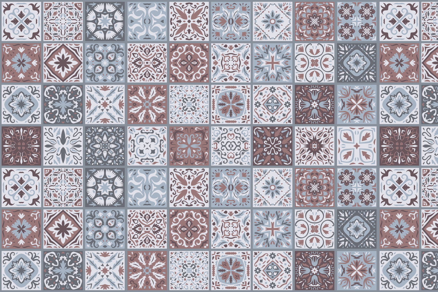 Badrückwand Patchwork