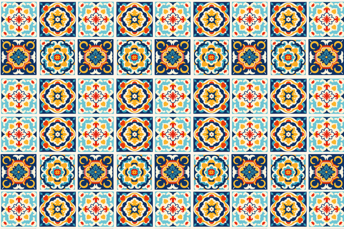 Badrückwand Patchwork