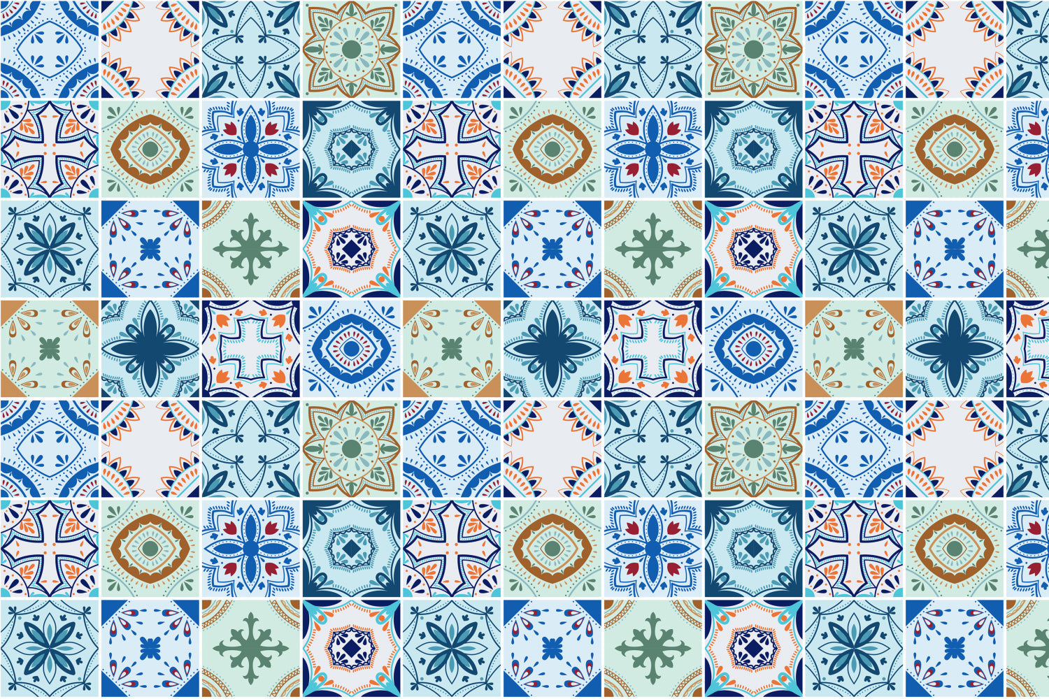 Badrückwand Patchwork
