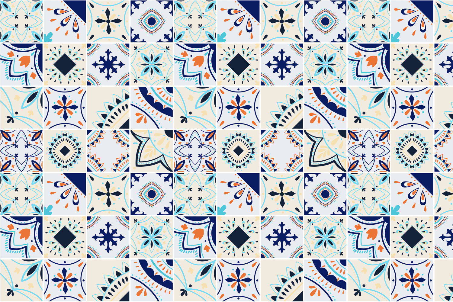 Badrückwand Patchwork