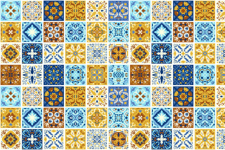 Badrückwand Patchwork