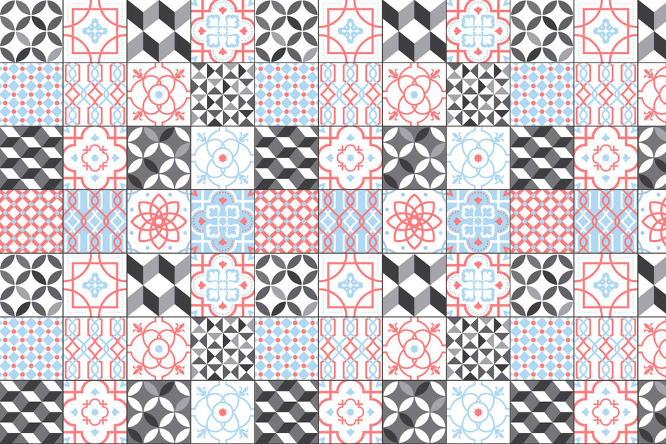 Waschbeckenrückwand Patchwork