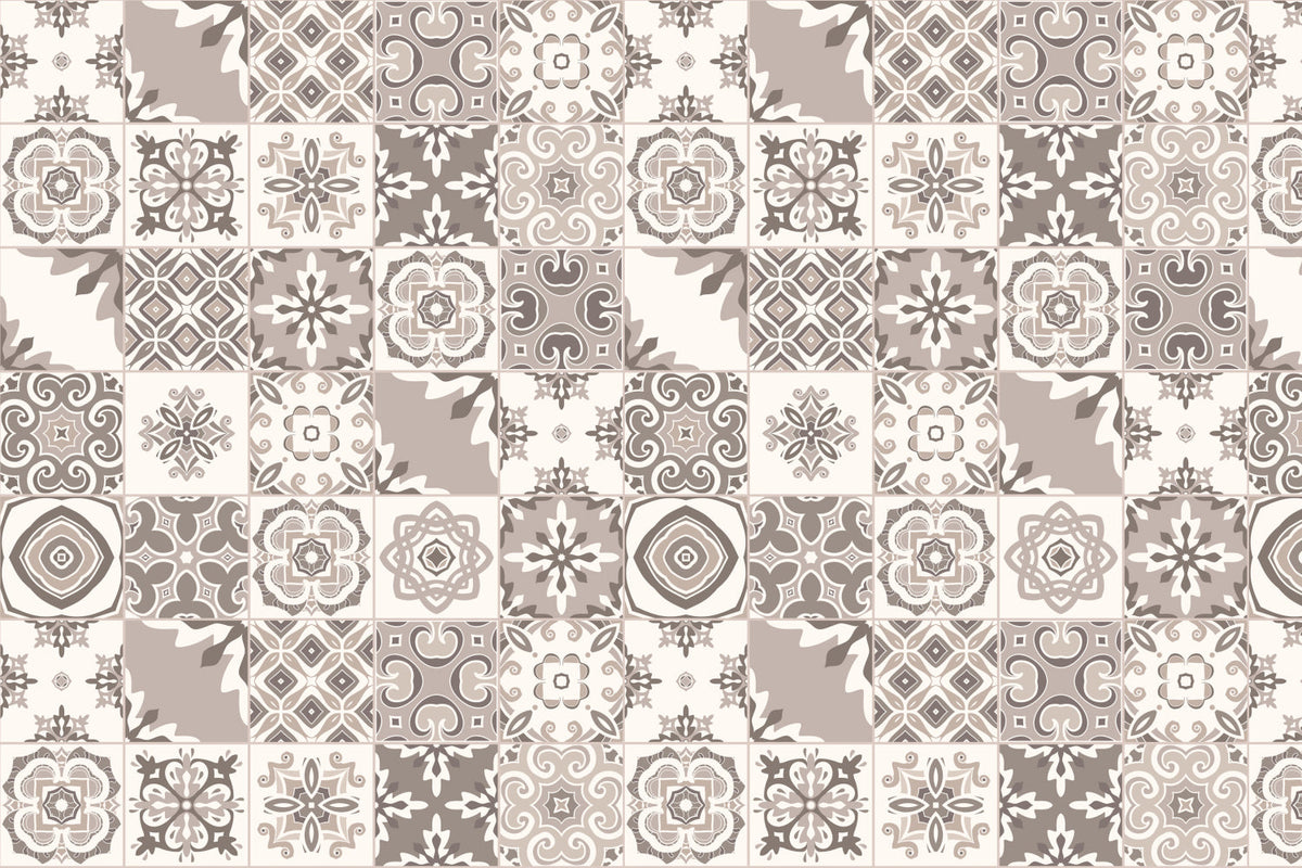 Badrückwand Patchwork