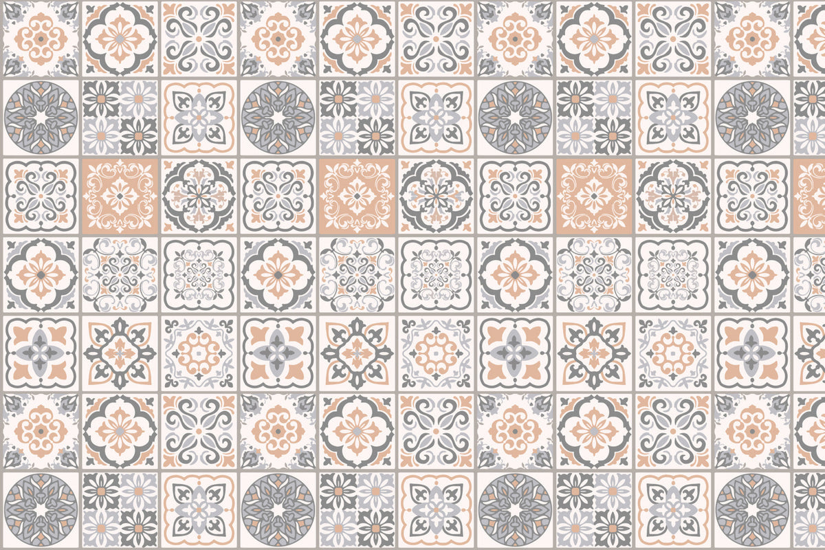 Badrückwand Patchwork