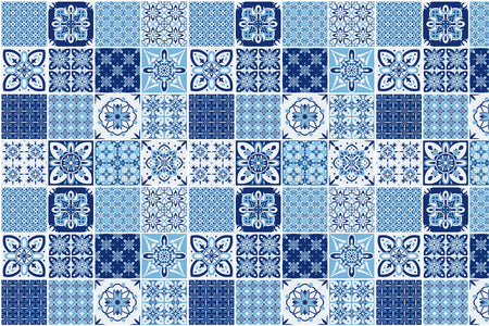 Waschbeckenrückwand Patchwork