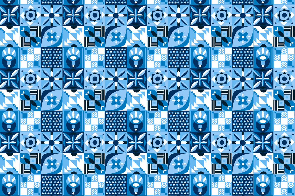 Waschbeckenrückwand Patchwork
