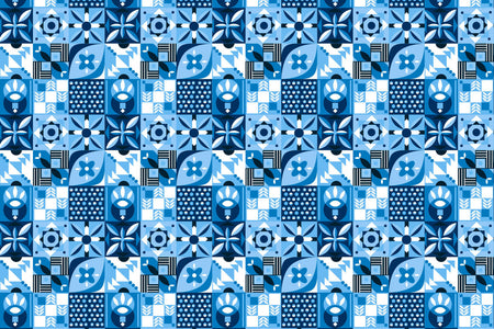 Waschbeckenrückwand Patchwork