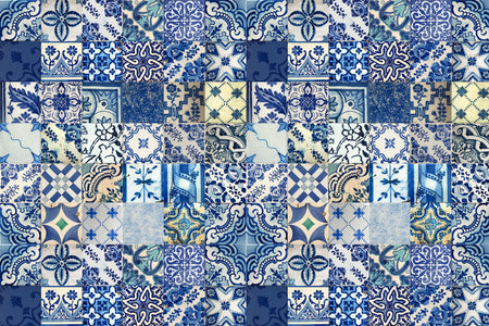 Waschbeckenrückwand Patchwork