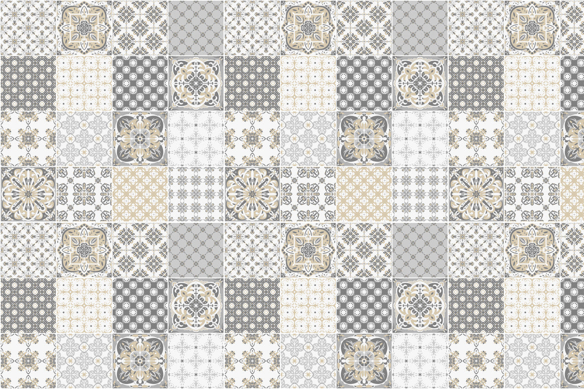 Badrückwand Patchwork