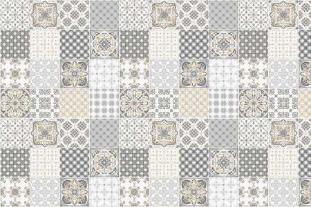 Badrückwand Patchwork