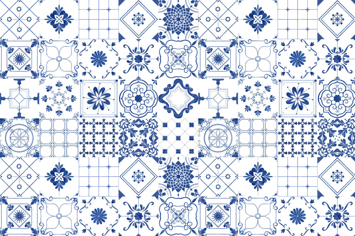 Waschbeckenrückwand Patchwork