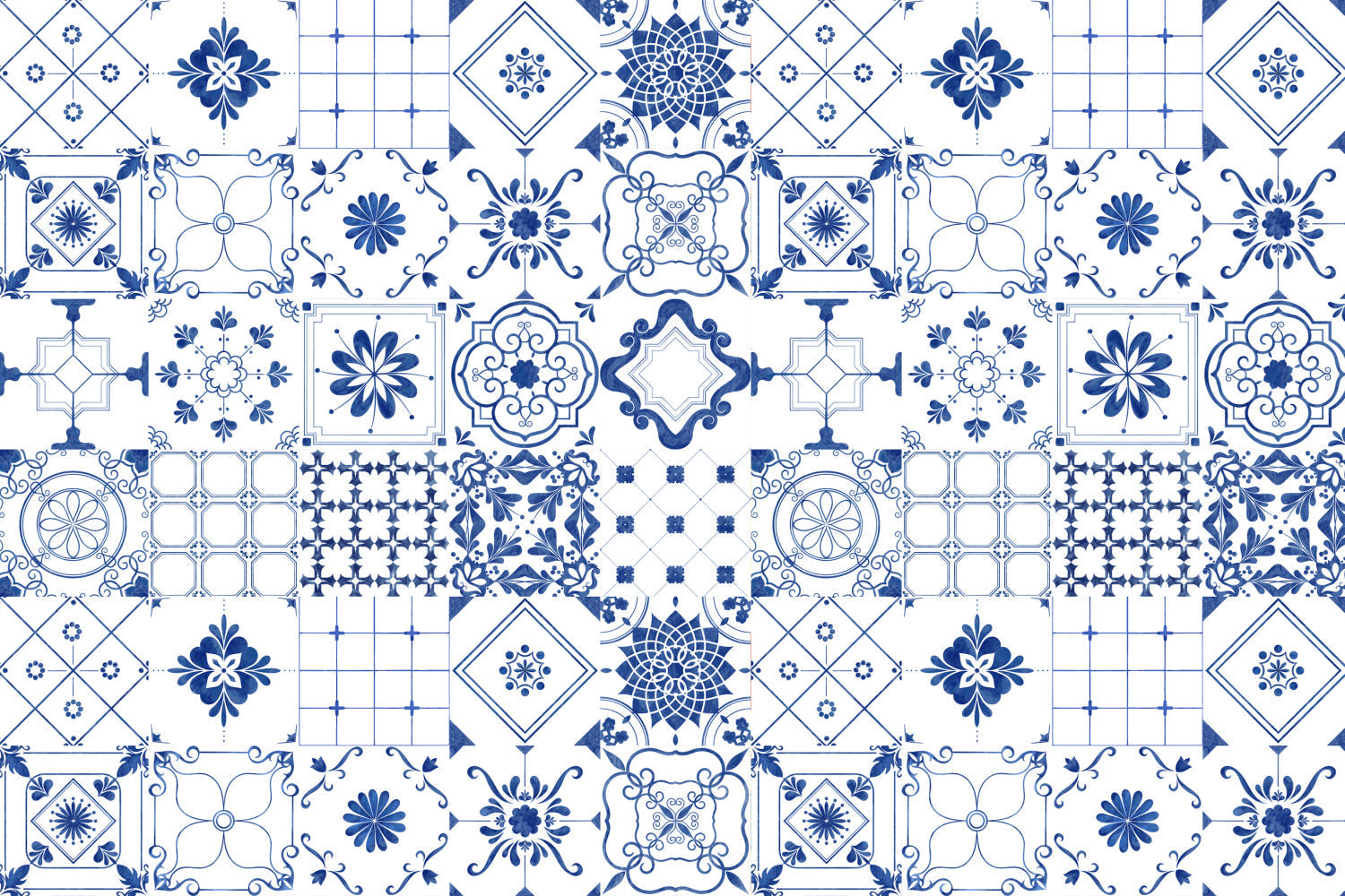 Waschbeckenrückwand Patchwork