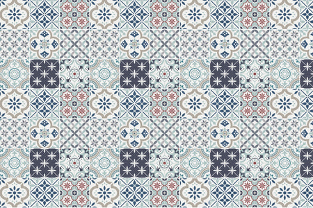 Waschbeckenrückwand Patchwork