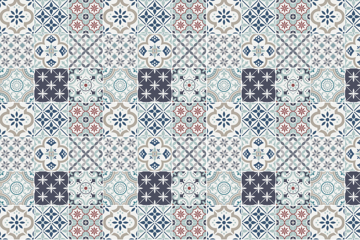 Badrückwand Patchwork