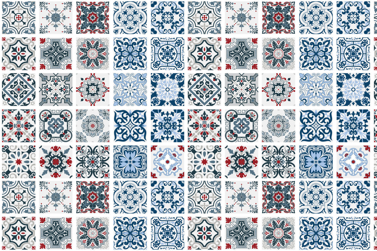 Badrückwand Patchwork