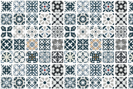 Waschbeckenrückwand Patchwork