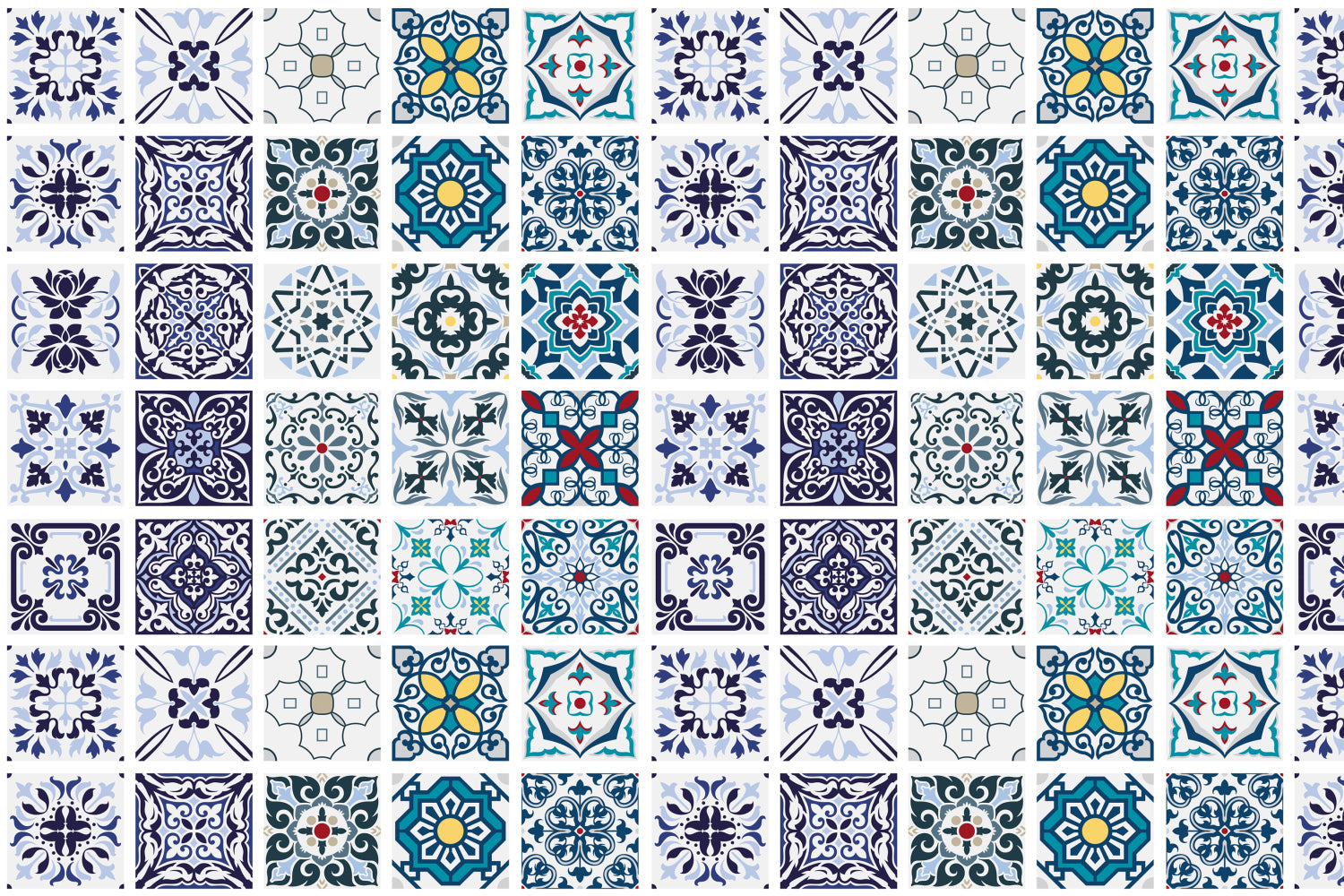 Waschbeckenrückwand Patchwork