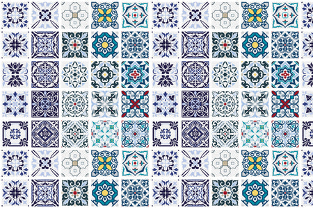 Badrückwand Patchwork