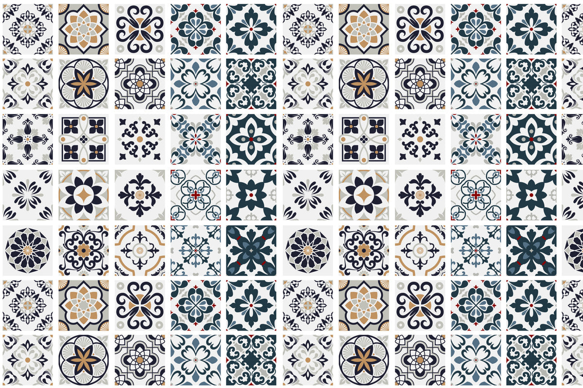 Badrückwand Patchwork