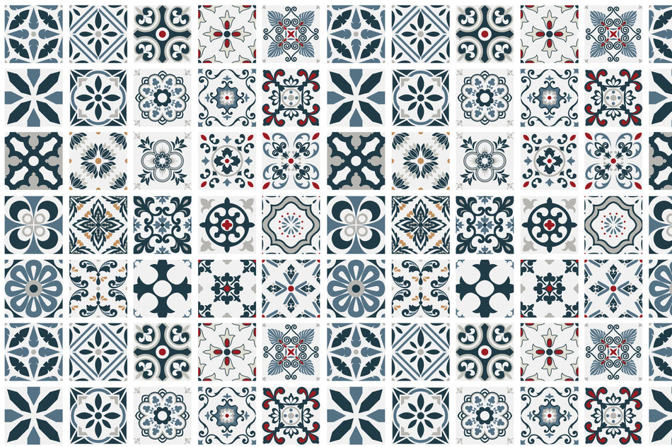 Waschbeckenrückwand Patchwork