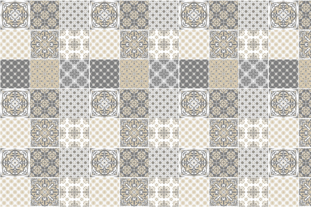 Badrückwand Patchwork