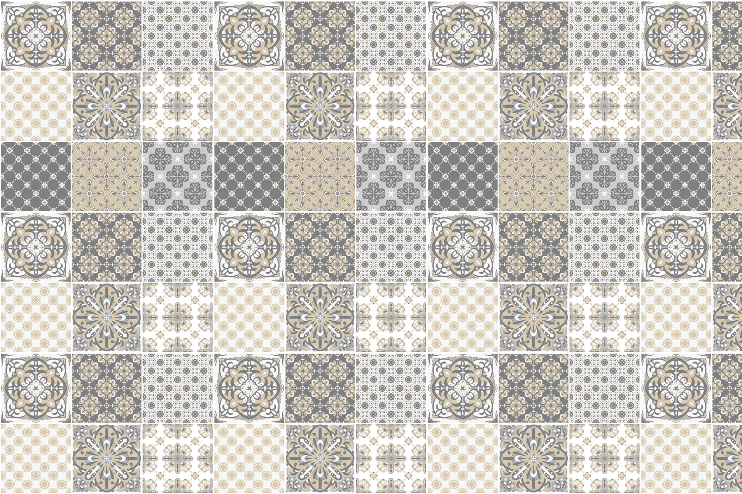 Badrückwand Patchwork