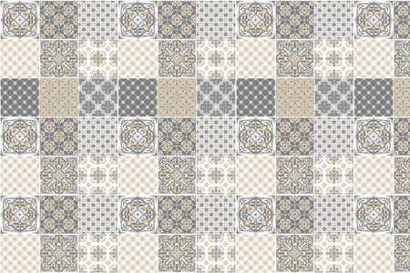 Badrückwand Patchwork