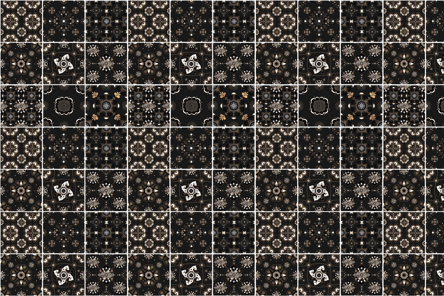 Badrückwand Patchwork
