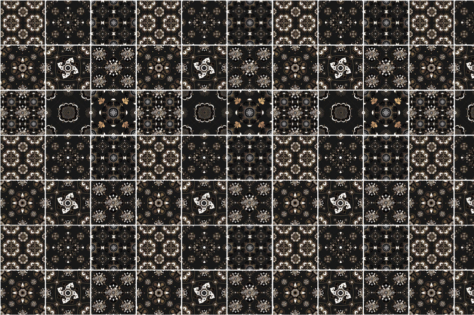 Badrückwand Patchwork