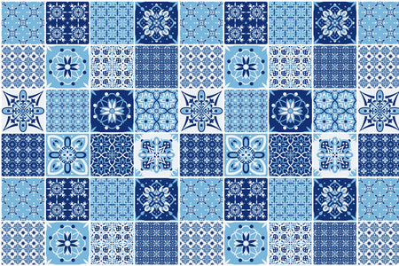 Badrückwand Patchwork