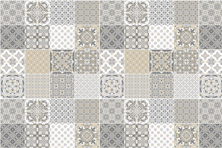 Waschbeckenrückwand Patchwork
