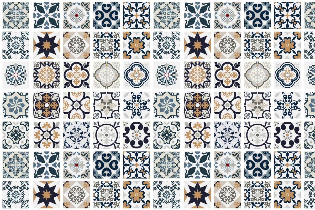 Badrückwand Patchwork
