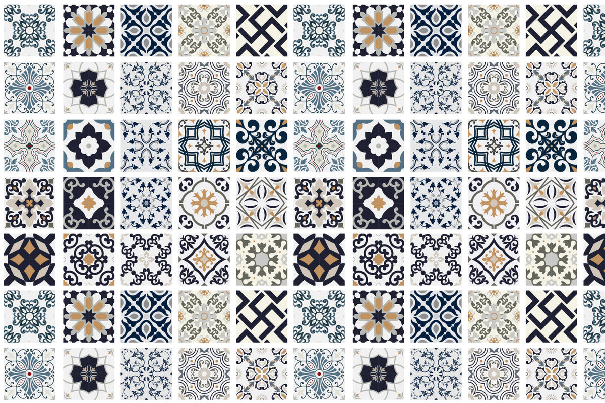 Badrückwand Patchwork