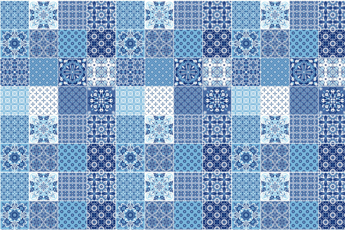 Badrückwand Patchwork