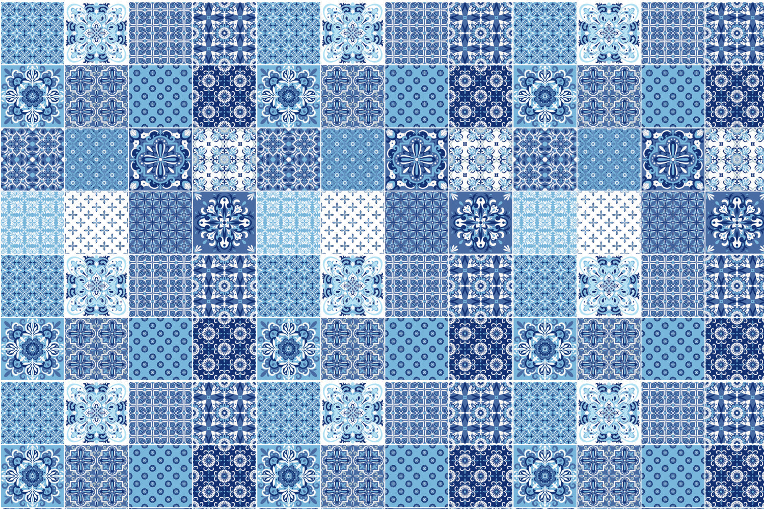 Badrückwand Patchwork