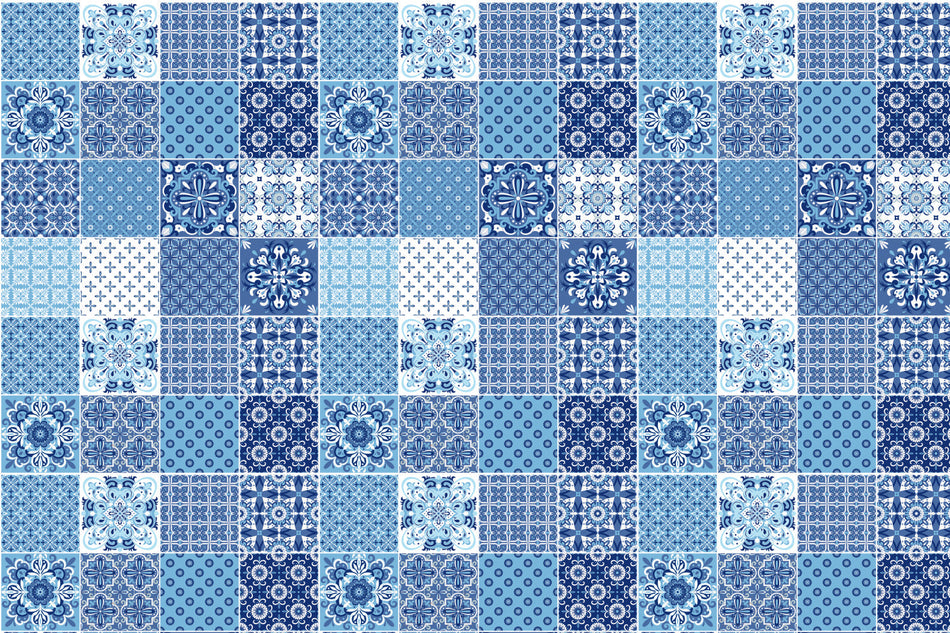 Waschbeckenrückwand Patchwork