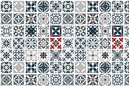 Waschbeckenrückwand Patchwork