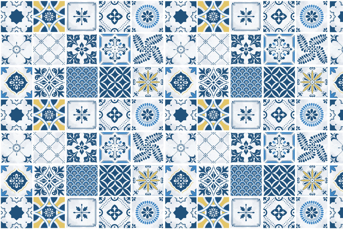 Badrückwand Patchwork