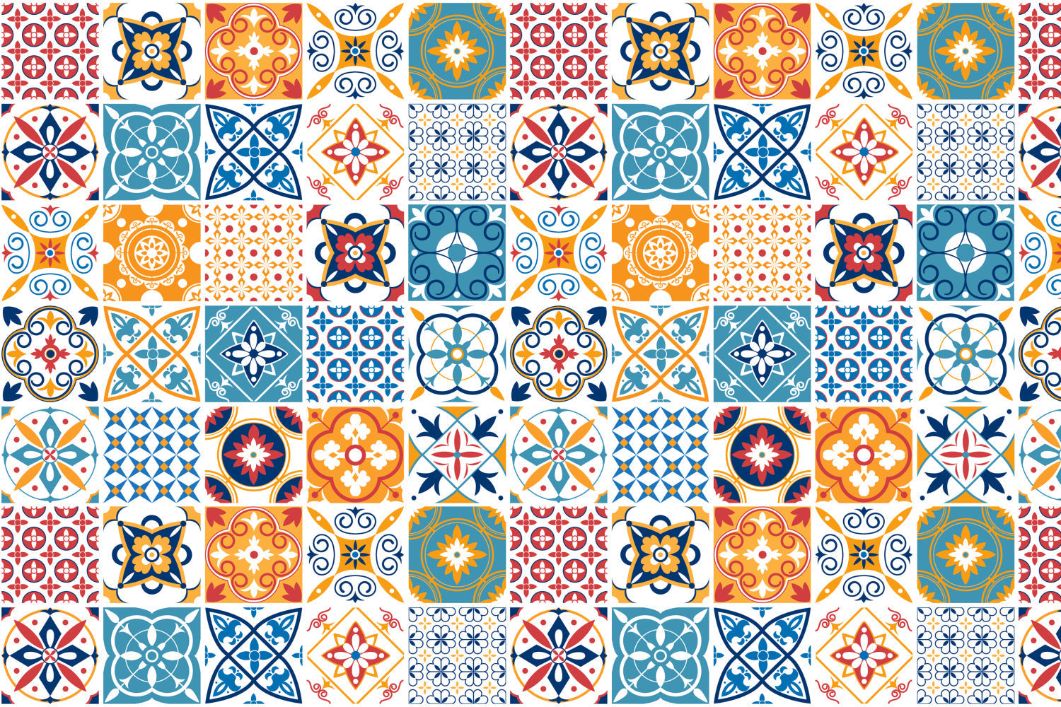 Waschbeckenrückwand Patchwork