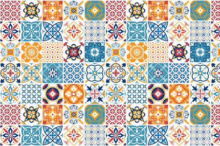 Badrückwand Patchwork