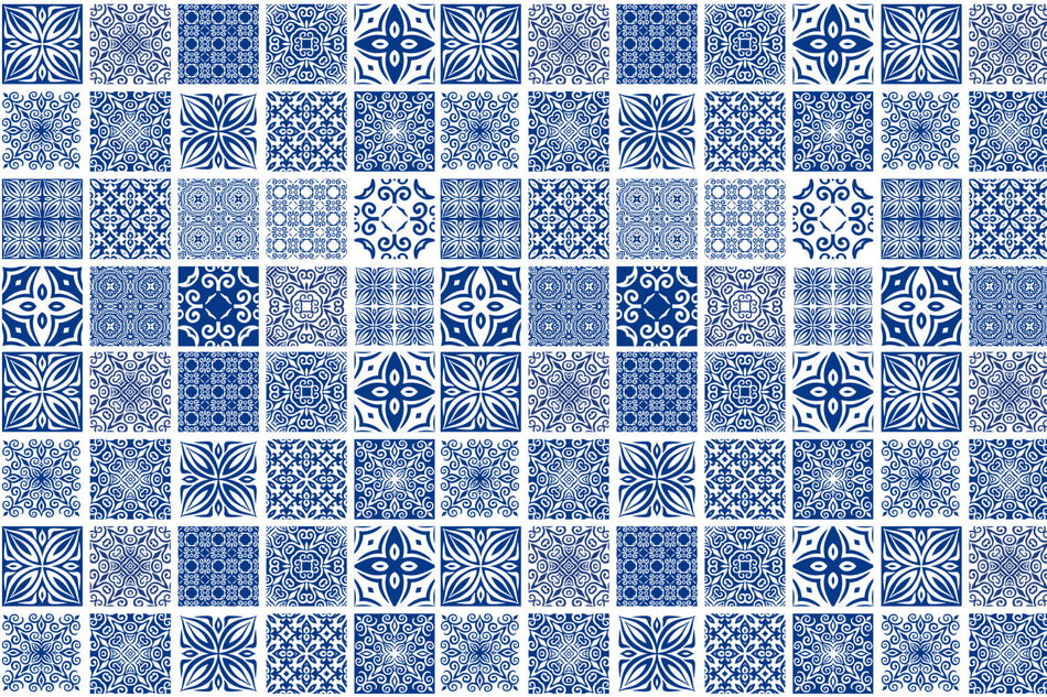 Waschbeckenrückwand Patchwork