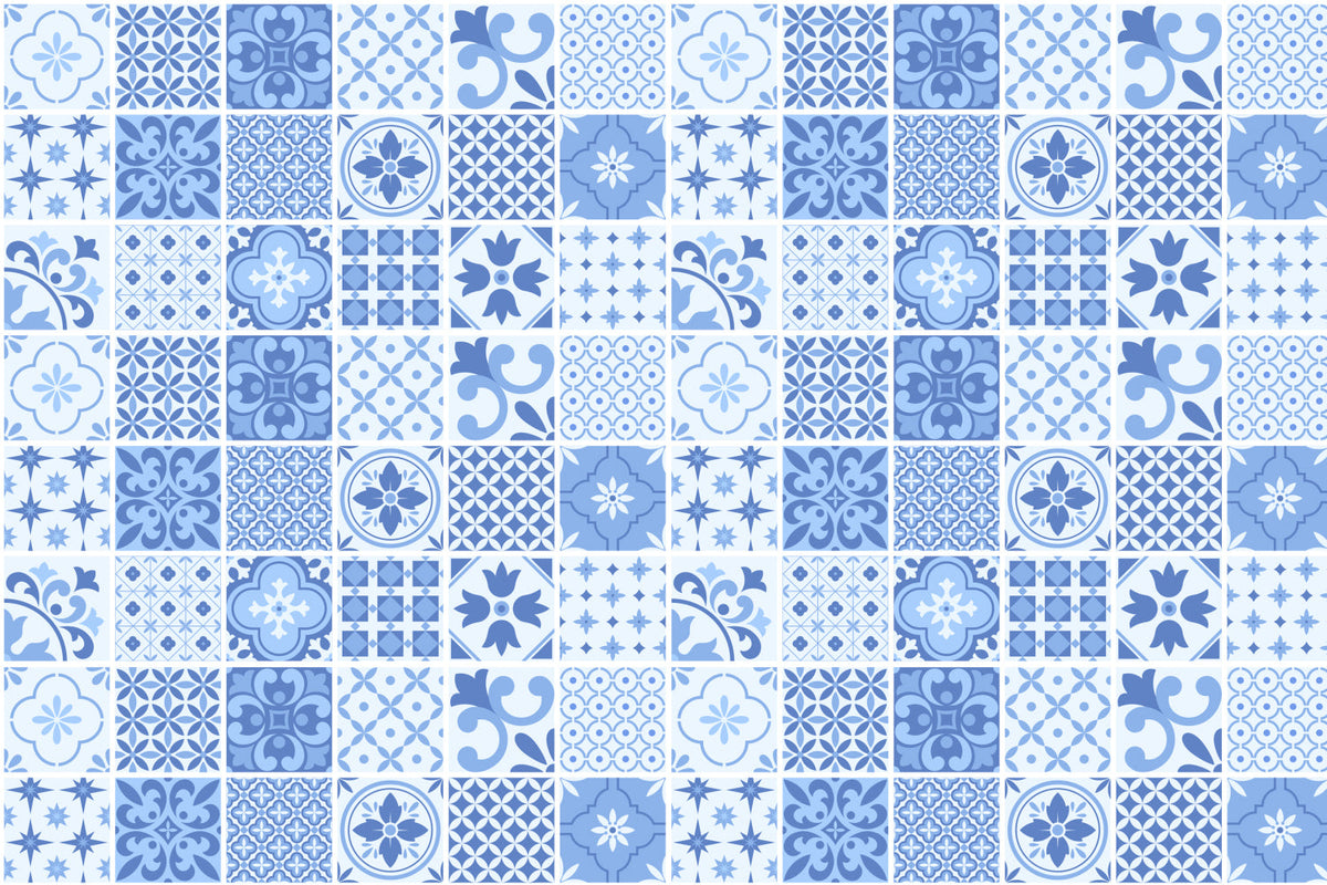 Waschbeckenrückwand Patchwork