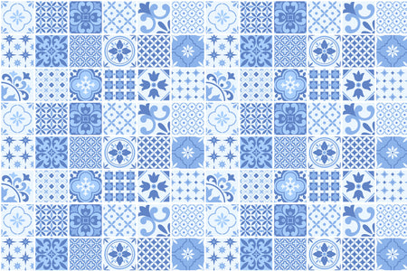 Waschbeckenrückwand Patchwork