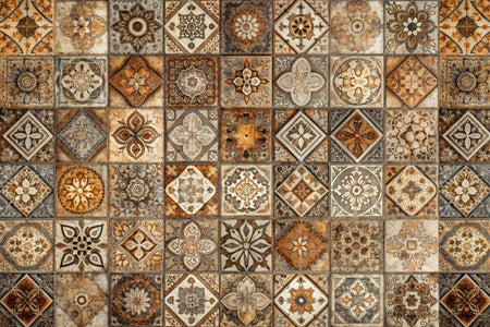 Waschbeckenrückwand Patchwork