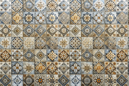 Waschbeckenrückwand Patchwork