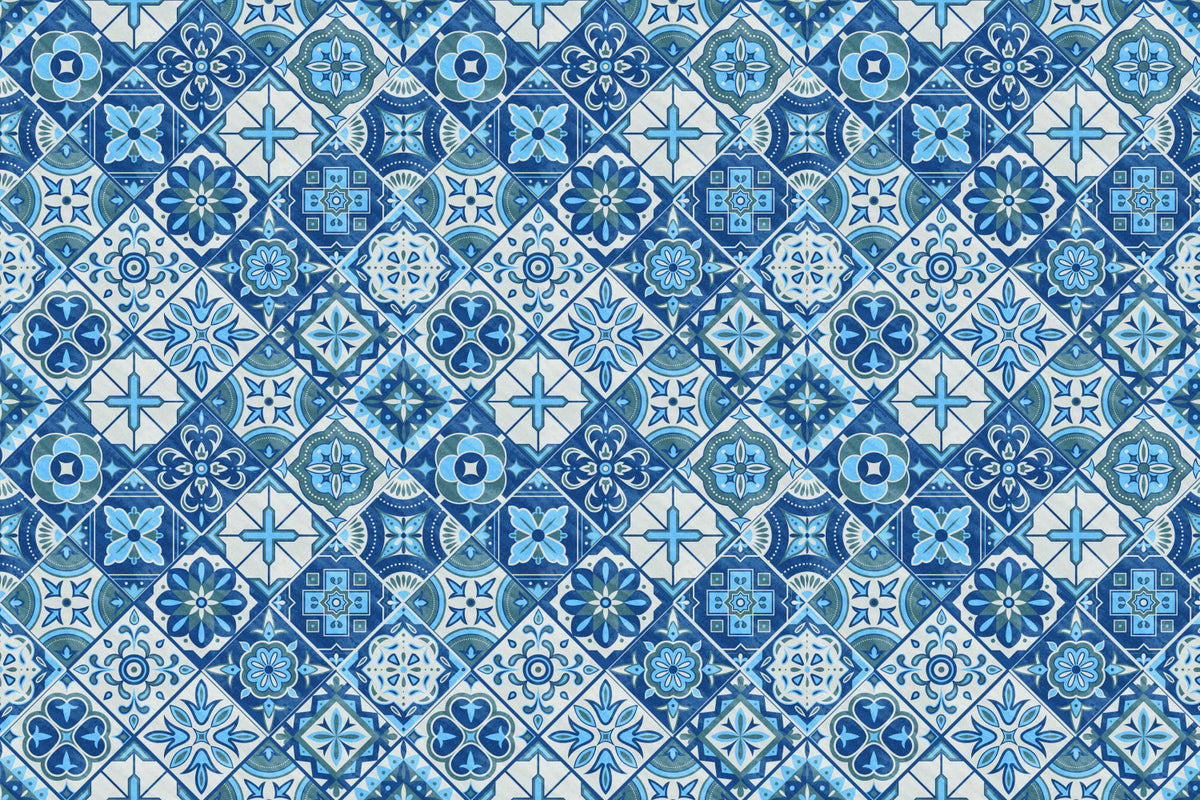 Badrückwand Patchwork
