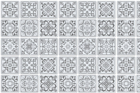 Badrückwand Patchwork