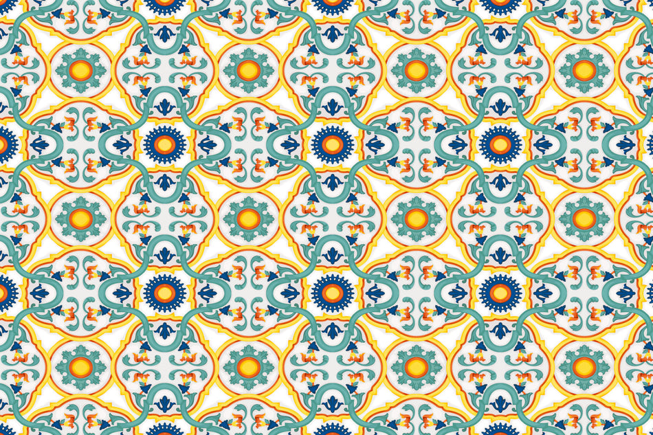 Waschbeckenrückwand Patchwork