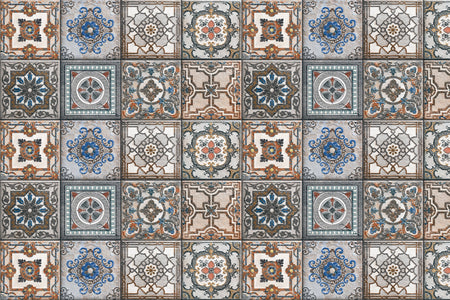 Waschbeckenrückwand Patchwork